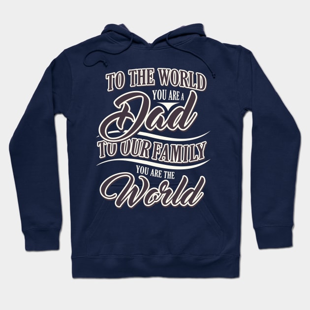 Father´s Day Design Hoodie by LR_Collections